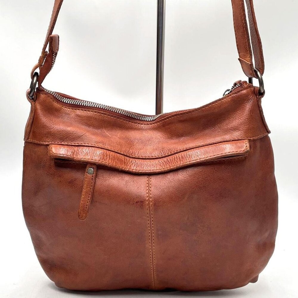 NWOT Vilenca Holland Woven Brown Leather Purse - Picture 4 of 6